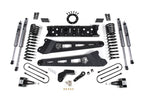 Zone Offroad 2019 Ram 3500 4in Radius Arm Bracket Gas - 2in Rear Block w/ Overload - Nitro Shocks