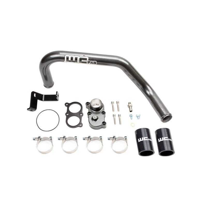 Wehrli 06-10 GM Duramax LBZ/LMM (Dual CP3) Thermostat Housing Kit - Chevy Orange