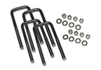 Superlift U-Bolt 4 Pack 9/16x2-1/2x8 - Square w/ Hardware