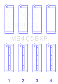 King Engine Bearings Nissan VQ35DE Performance Main Bearing Set - Size +.026mm