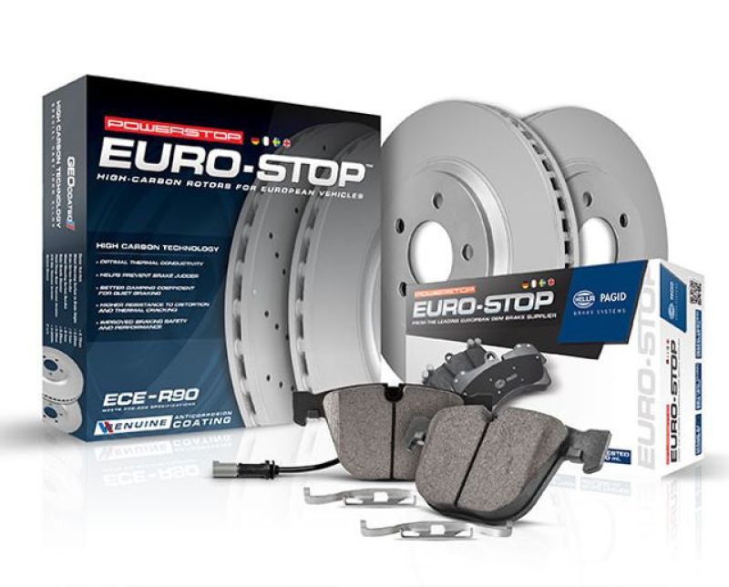 Power Stop 07-09 Audi S8 Front Eurostop Brake Kit