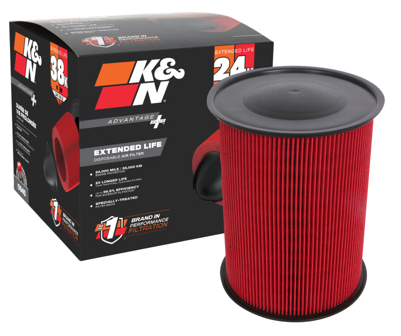 K&N Advantage Plus Air Filter 24K Miles Ford C-Max L4-1.6L F/I 07-17
