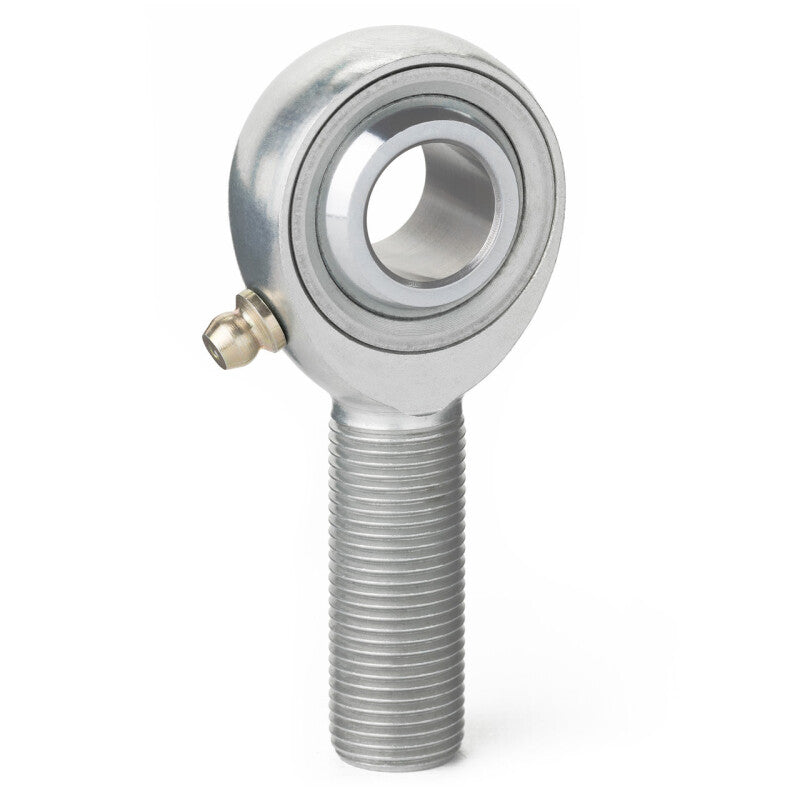 QA1 K Series 3-Pc Rod End - Male/Left Hand - .5in Bore x 1/2-20 w/Zerk - Carbon Steel