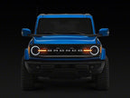Raxiom 21-26 Ford Bronco LED Halo Headlights with White Backlight- Black Housing- Clear Lens