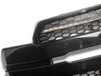 Raxiom 18-20 Ford F-150 CXR Series LED Upper Replacement Grille with White DRL- Black