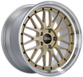 BBS LM 21x10.5 5x112 ET10 Gold Wheel 82mm PFS Required