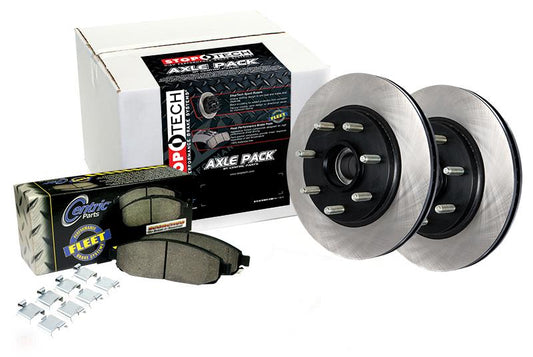 Truck Axle Pack, Slotted, 4 Wheel
