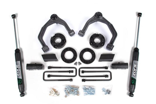 Zone Offroad 19-24 Chevy/GMC 1500 3.5in Adventure Series Suspension System w/FOX Shocks