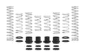 Eibach 2019 Polaris RZR XP 4 Turbo S (Fox Dynamix) Pro-UTV Stage 1 Kit - Set of 8