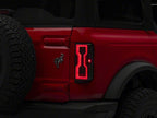 Raxiom 21-26 Ford Bronco Axial Series LED Tail Lights- Black Housing- Smoked Lens