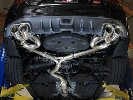aFe Subaru WRX/STi 15-21 H4-2.0/2.5L Takeda 3in to 2-1/2in Stnlss Cat-Back Exhaust w/ Polished Tip