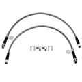 Wilwood 23in OAL Flexline M10x1.0 Hose to -3 w/ Bracket