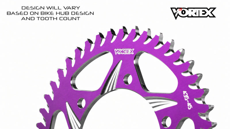 Vortex Racing 46 Tooth 520 Rear Sprocket - Purple