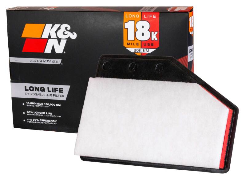K&N Advantage Air Filter 18K Miles Chevrolet Malibu L4-1.5L F/I 16-25