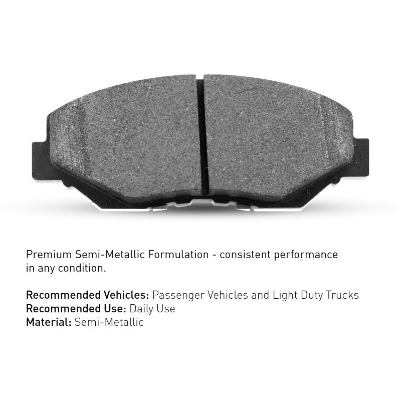 R1 90-02 Mercedes-Benz 300TE Front Semi Met Brake Pads