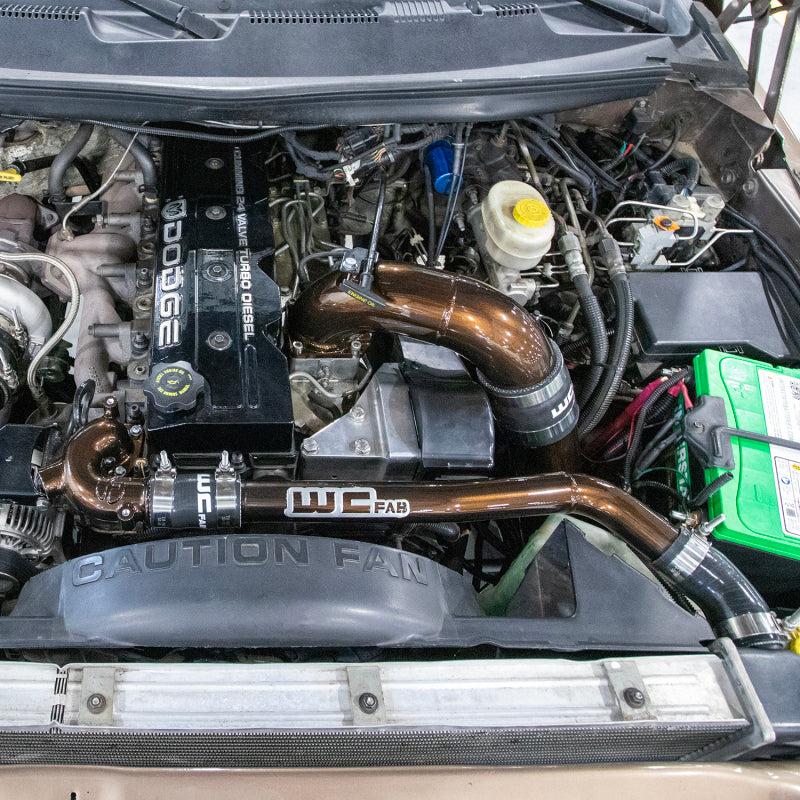 Wehrli 98.5-02 Cummins 5.9L Upper Coolant Pipe - Bronze Chrome