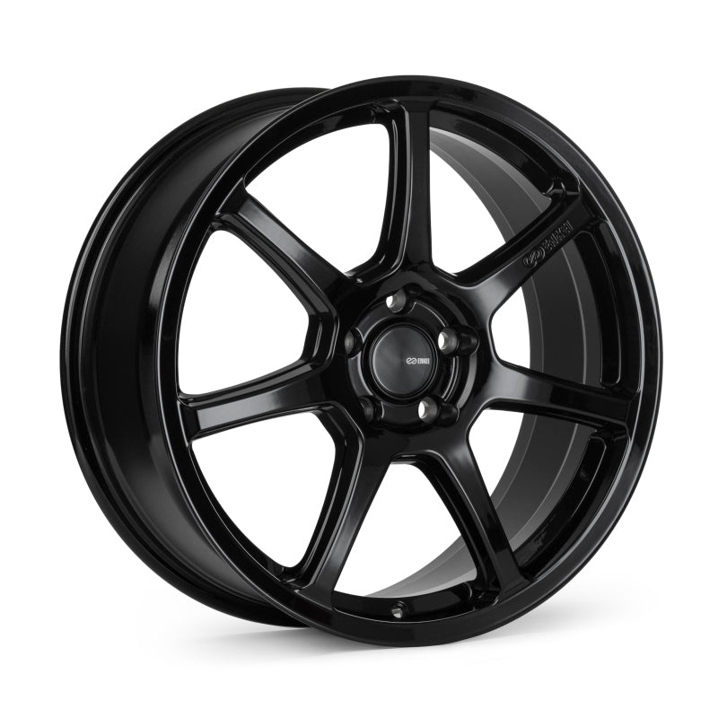 Enkei Imola2 17x7.5 / 5x114.3 BP / ET35 / 72.6mm Bore - Gloss Black Wheel