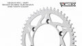 Vortex Racing 39 Tooth 520 Rear Sprocket - Silver