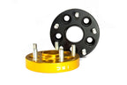ISC Suspension 5x100 to 5x114 15mm Wheel Adapters Gold - Set of 4