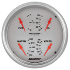 Autometer Ultra-Lite Quad Gauge 5in. 240Ohm (E) - 33Ohm (F) Electric