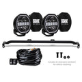 Borne Off-Road 2021+ Ford Bronco Direct Fit Lights - Mod Bumper - 2in x 7in Round - Bumper