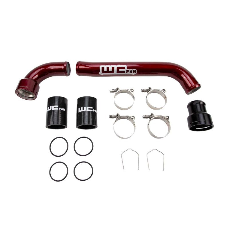 Wehrli 17-25 Ford Power Stroke 6.7L Upper Coolant Pipe Kit - Semi-Gloss Black