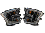 Raxiom 15-17 Ford F-150 CXR Series LED Headlights- Black Housing- Clear Lens