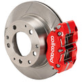 Wilwood kit rear NDPR PORS 911 84-89 11.42X.95 rotor GT red W/LINES