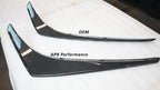 Mercedes-Benz AMG GTR Pro Carbon Fiber Front Bumper Canards 2020