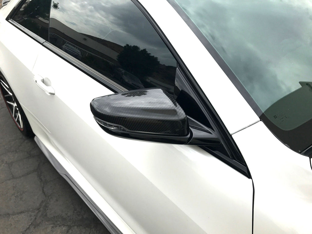 Cadillac ATS-V Coupe / CTS-V Sedan Carbon Fiber Replacement Mirrors 2016-2019