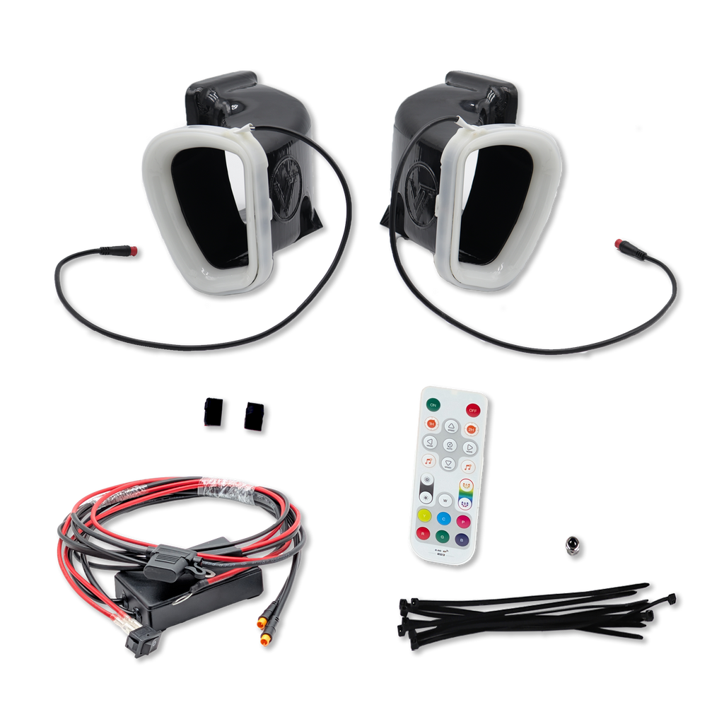 2014-2021 BMW F22 (2-Series) and 2012-2019 BMW F20/F21 (1-Series) Dual BIG MOUTH LIT KIT Ram Air Intake Snorkels