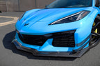 Carbon Fiber Front Splitter/ Airdam/ Lip Chevrolet Corvette C8 Z06, E Ray, ZR1, Grand Sport