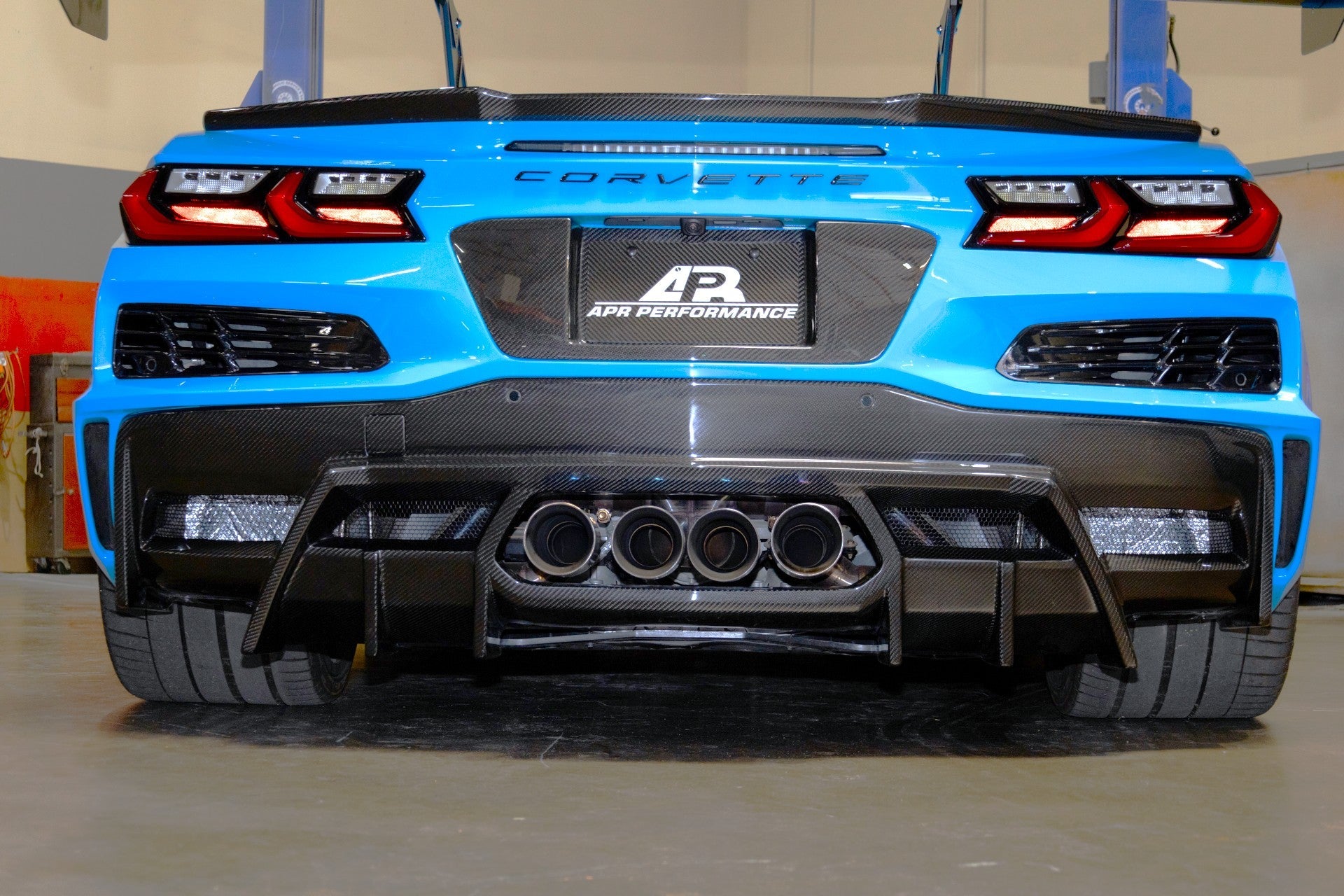 Carbon Fiber Rear Diffuser Chevrolet Corvette C8 Z06, ERAY, ZR1, Grand Sport