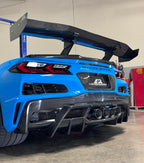 GTC-500 Carbon Fiber Adjustable Wing - Chevrolet Corvette C8 Z06