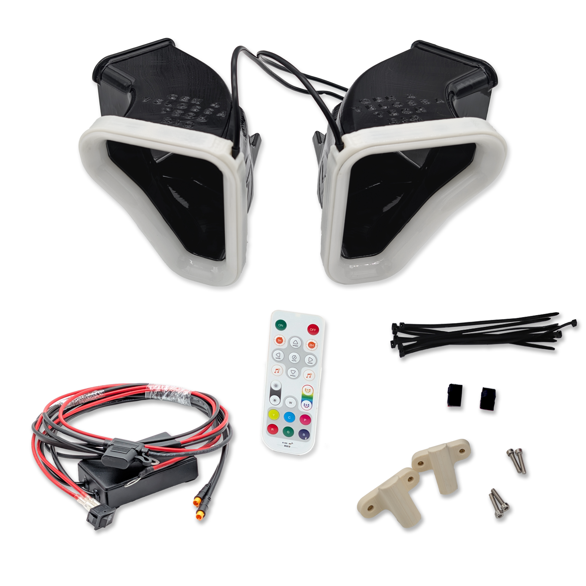 2020+ Cadillac CT5-V (3.0L) Dual BIG MOUTH LIT KIT Ram Air Intake Snorkels