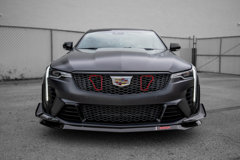2022+ Cadillac CT4-V Blackwing Dual BIG MOUTH Ram Air Intake Snorkels