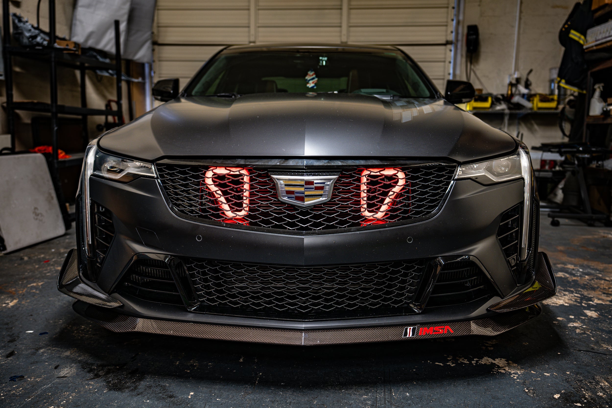 2022+ Cadillac CT4-V Blackwing and CT5-V Blackwing BIG MOUTH LIT KIT | LIT Flares and Controller Only