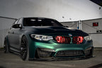 2014-2019 BMW M3 (F80) Dual BIG MOUTH LIT KIT Ram Air Intake Snorkels