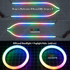 Dodge Charger Flow Series DRL Boards | Diffused LED (2015-2023)