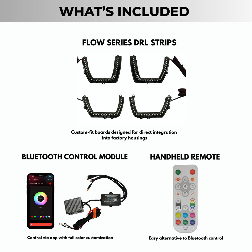 Dodge Charger Spec-D Multicolor Flow DRL Boards (2011-2014)