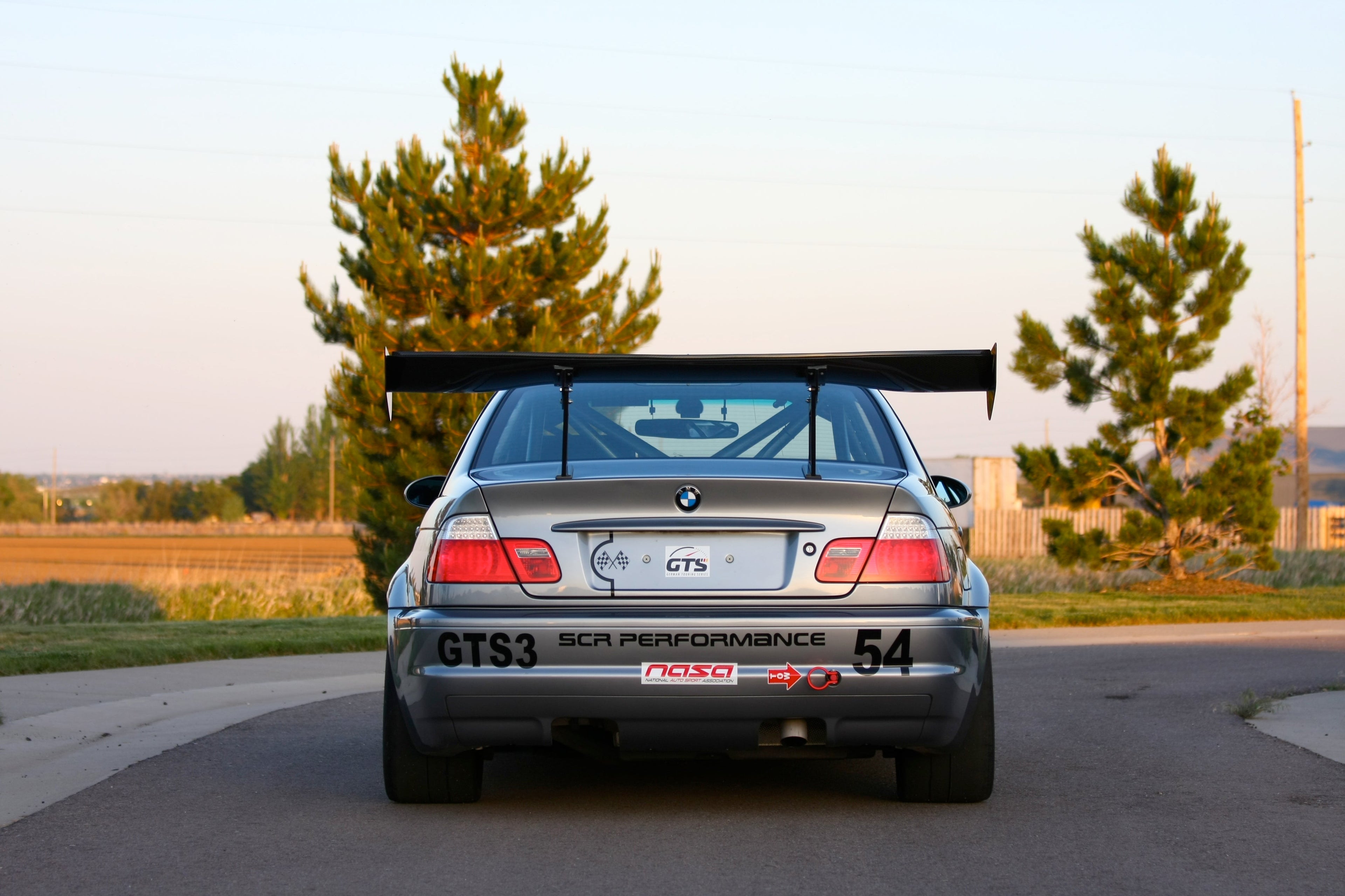BMW E46 3-Series / M3 GTC300 Carbon Fiber Adjustable Wing