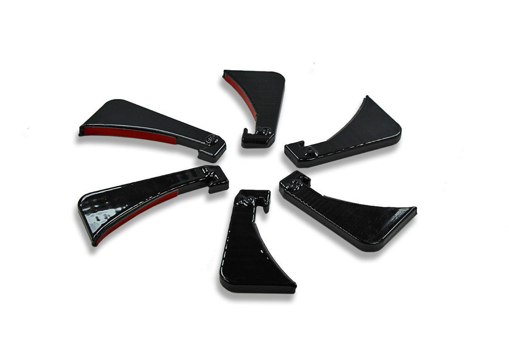 2013-2018 Ford Focus ST Diffuser Fins (6-Pack)
