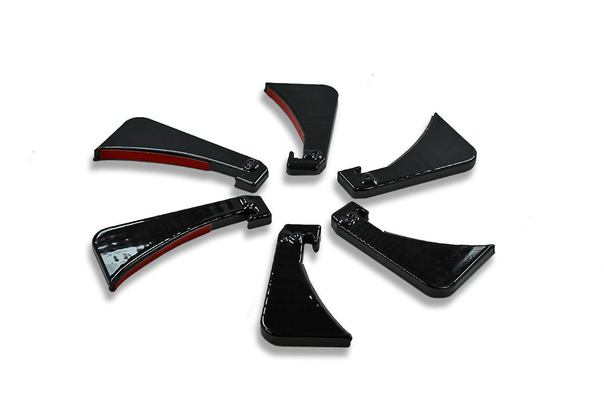 2013-2018 Ford Focus ST Diffuser Fins (6-Pack)