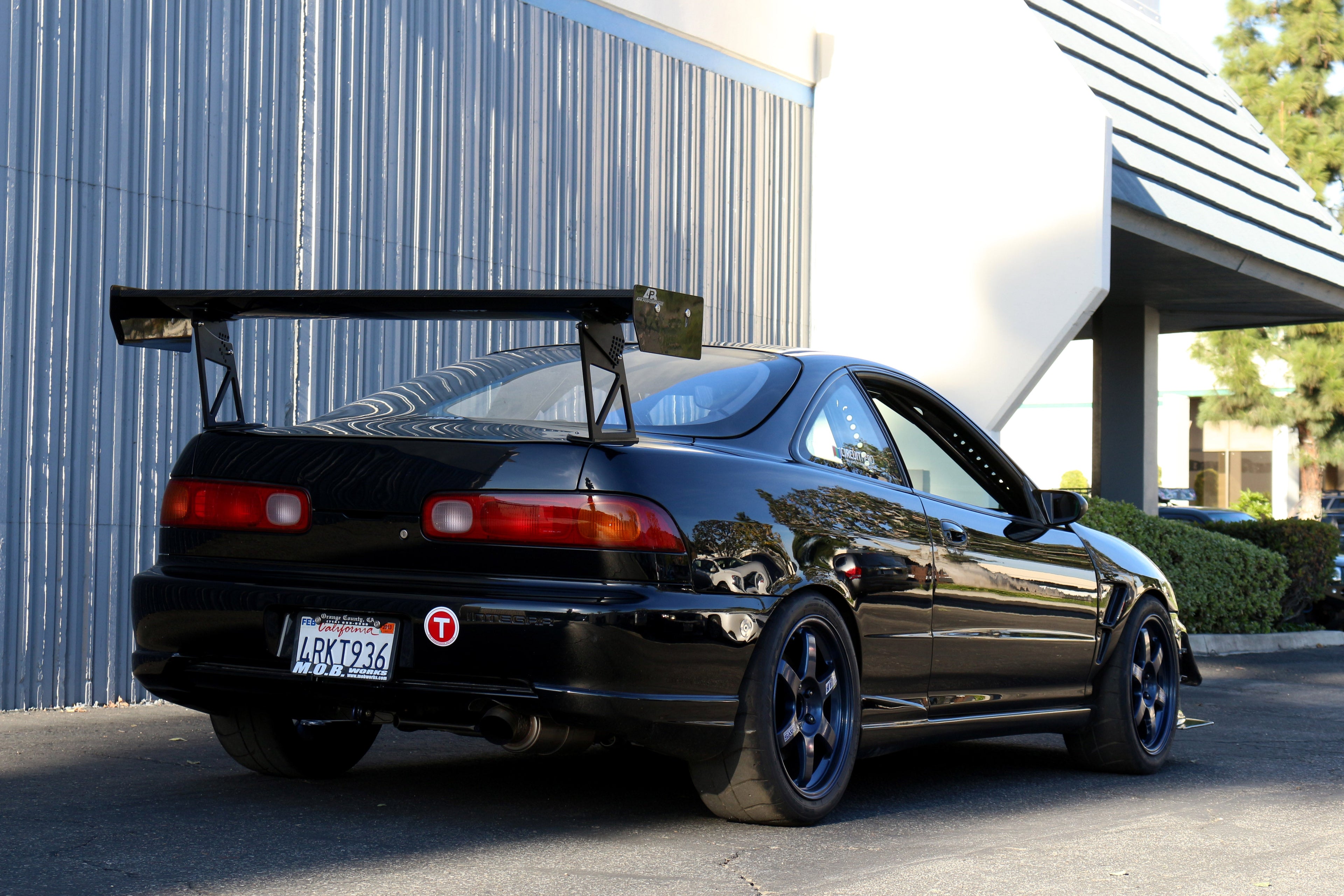 Acura Integra  GT-250 61" Carbon Fiber Adjustable Wing 1994-2001