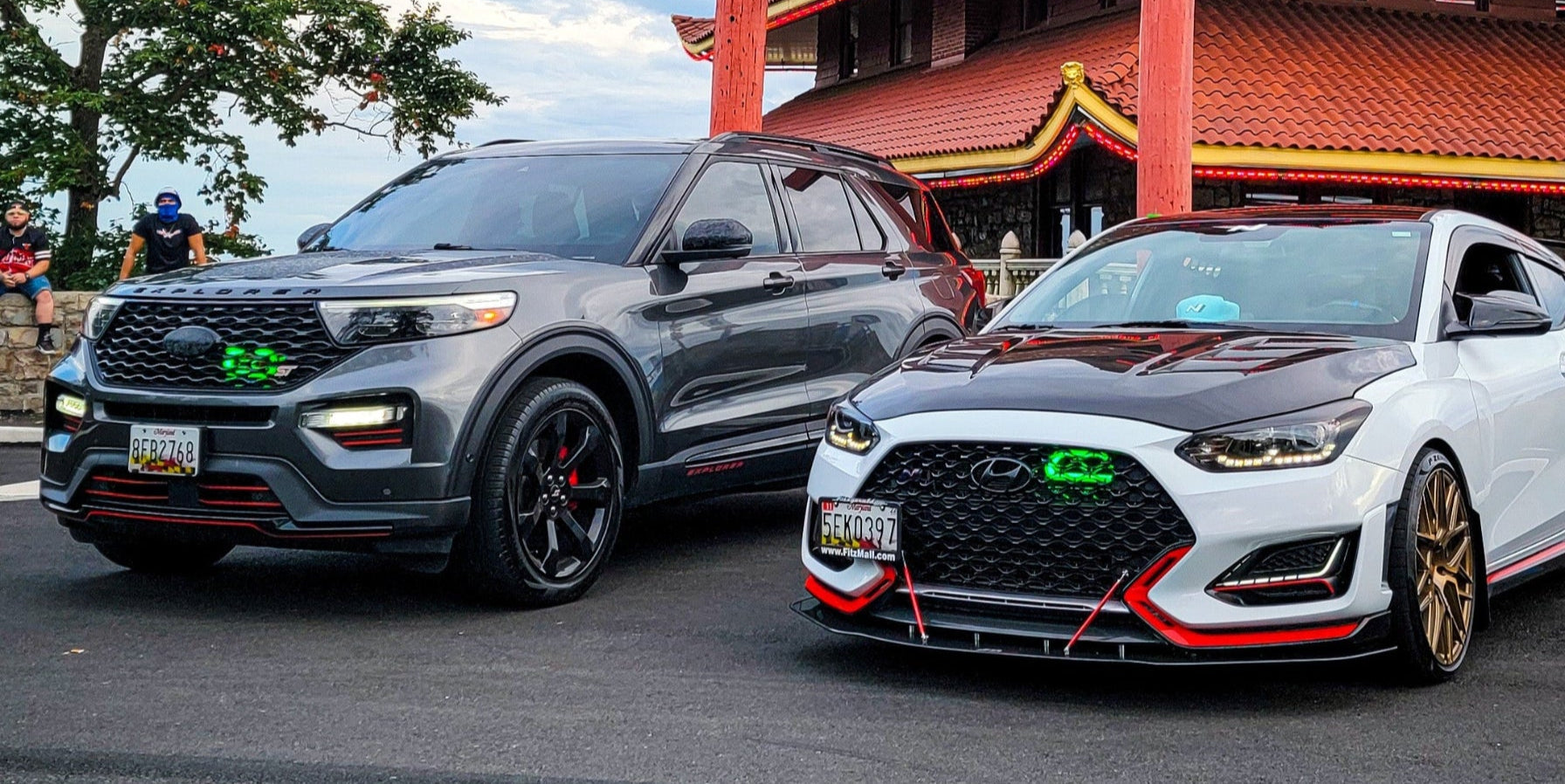 2020-2024 Ford Explorer ST/2022-2024 Ford Explorer ST-Line BIG MOUTH LIT KIT | LIT Flare and Controller Only