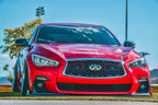 2016-2024 Infiniti Q50 Red Sport Dual BIG MOUTH Ram Air Intake Snorkels