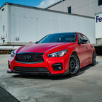 2016-2024 Infiniti Q50 Red Sport Dual BIG MOUTH Ram Air Intake Snorkels