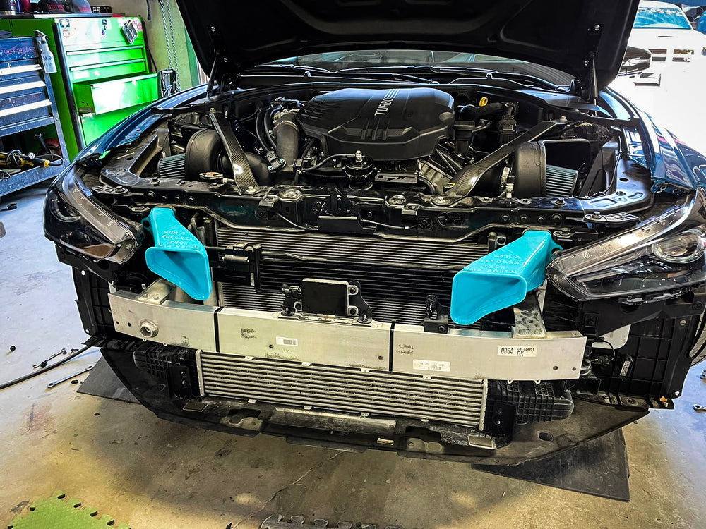 2017-2021 Genesis G70 3.3T Dual BIG MOUTH Ram Air Intake Snorkel