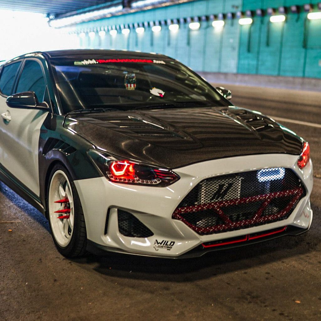 2019-2022 Hyundai Veloster Turbo/R-Spec/Non-Turbo BIG MOUTH LIT KIT Ram Air Intake Snorkel