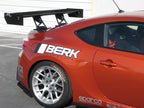 Scion FRS / Toyota GT86/ Subaru BRZ GT-250 Carbon Fiber Rear Wing 2013-2016 w. 8" Pedestals Set